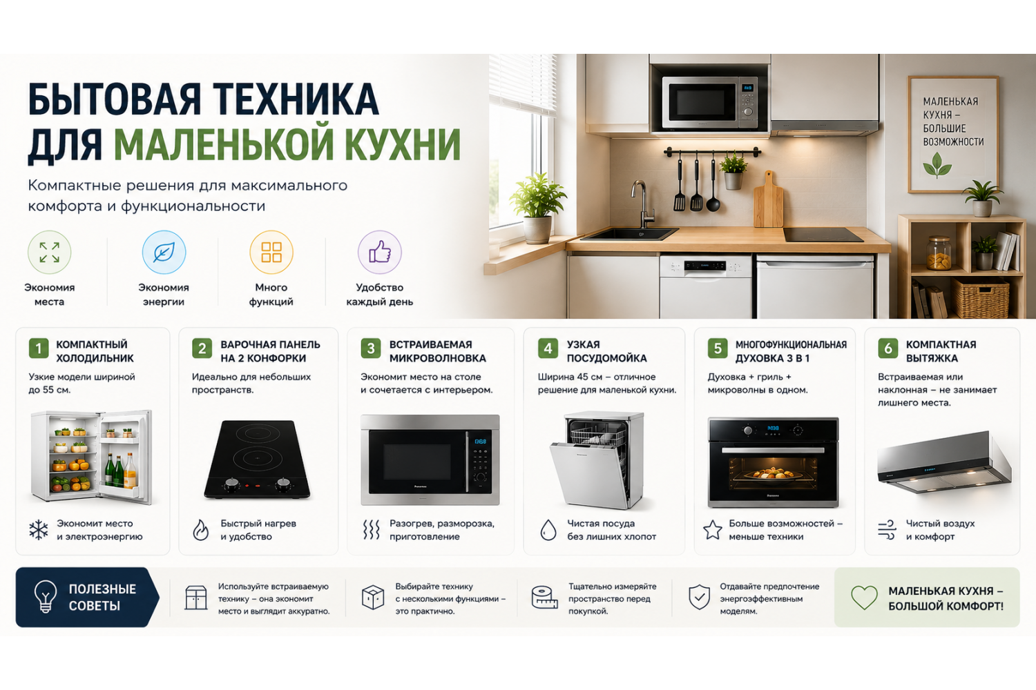 Подбор бытовой техники и сантехники