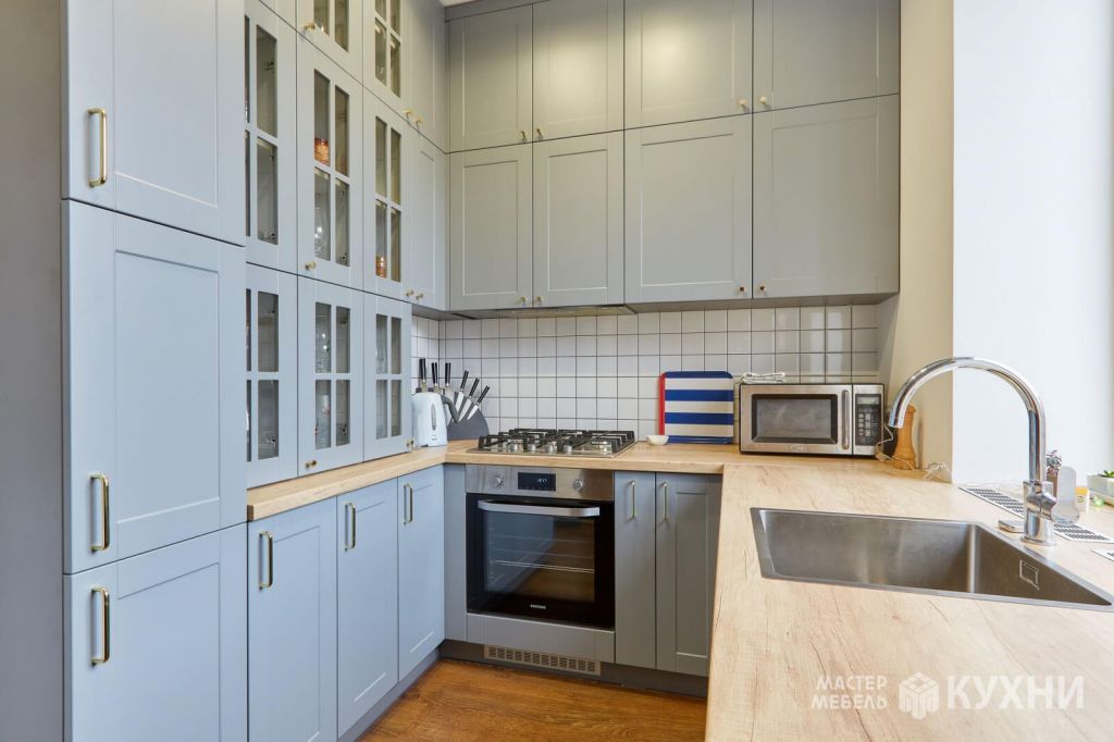 Кухня Трент из крашеного МДФ. Фото 1 Кухня Трент из крашеного МДФ. Фото 1