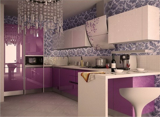6-violet-kitchen (1).jpg 10 модных тенденций в дизайне кухни на 2014г