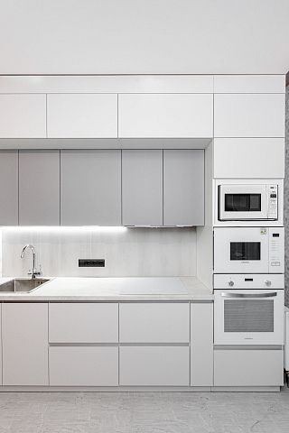 Прямая кухня в стиле минимализм. Коллекция Урбан. Размер: 2800 Х 2500 мм  - 2