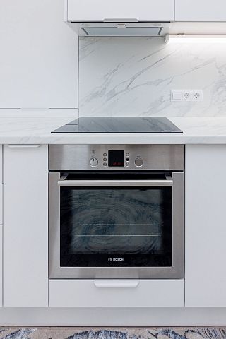 Кухня Урбан Белая Современная. Коллекция Урбан. Размер: 1200 Х 3200 Х 2500 мм  - 2